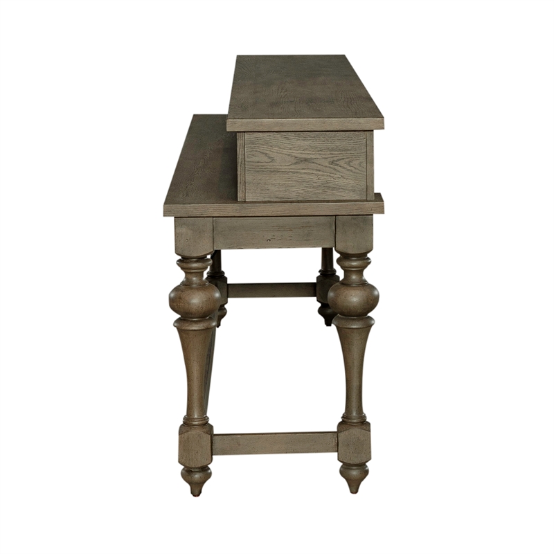 Americana Farmhouse Console Bar Table - Dusty Taupe