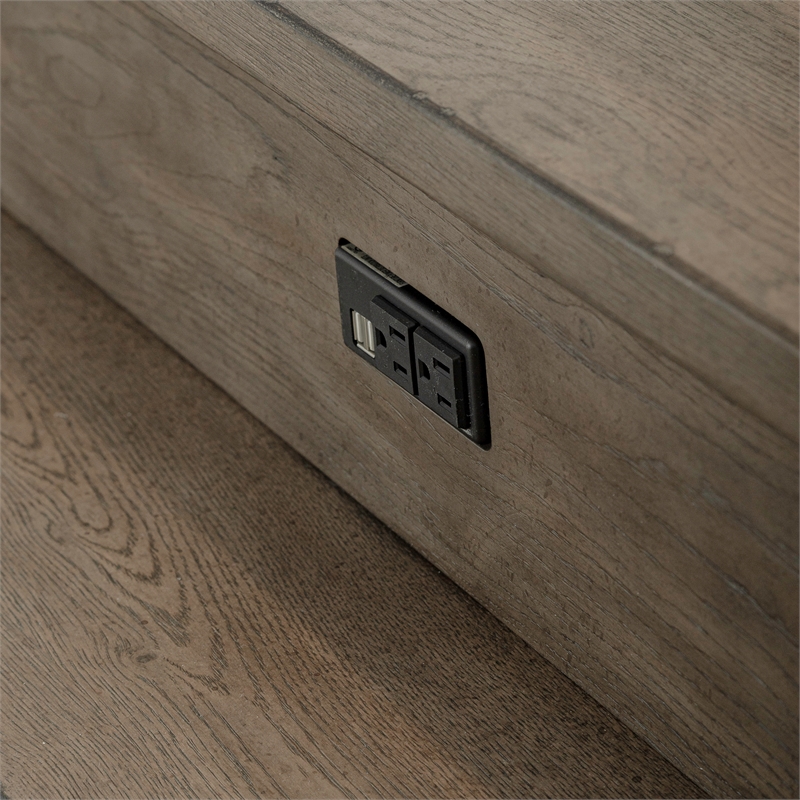 Americana Farmhouse Console Bar Table - Dusty Taupe