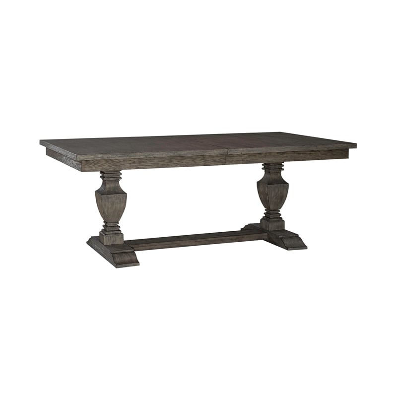 Westfield Trestle Table Set - Havana Brown Finish