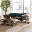 Liberty Furniture City Scape 3-Piece Wood Cocktail Table Set in Burnished Beige
