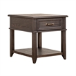 Liberty Furniture Mill Creek 3-Piece Wood Cocktail Table Set in Espresso