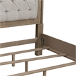 Magnolia Manor Queen Uph Bed in Weathered Bisque