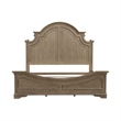 Magnolia Manor King Panel Bed in Weathered Bisque