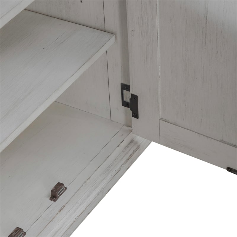 River Place 2 Door 9 Drawer Dresser - Riverstone White
