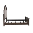 Paradise Valley King Uph Bed- Saddle Brown