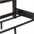 Paradise Valley Queen Uph Bed- Saddle Brown