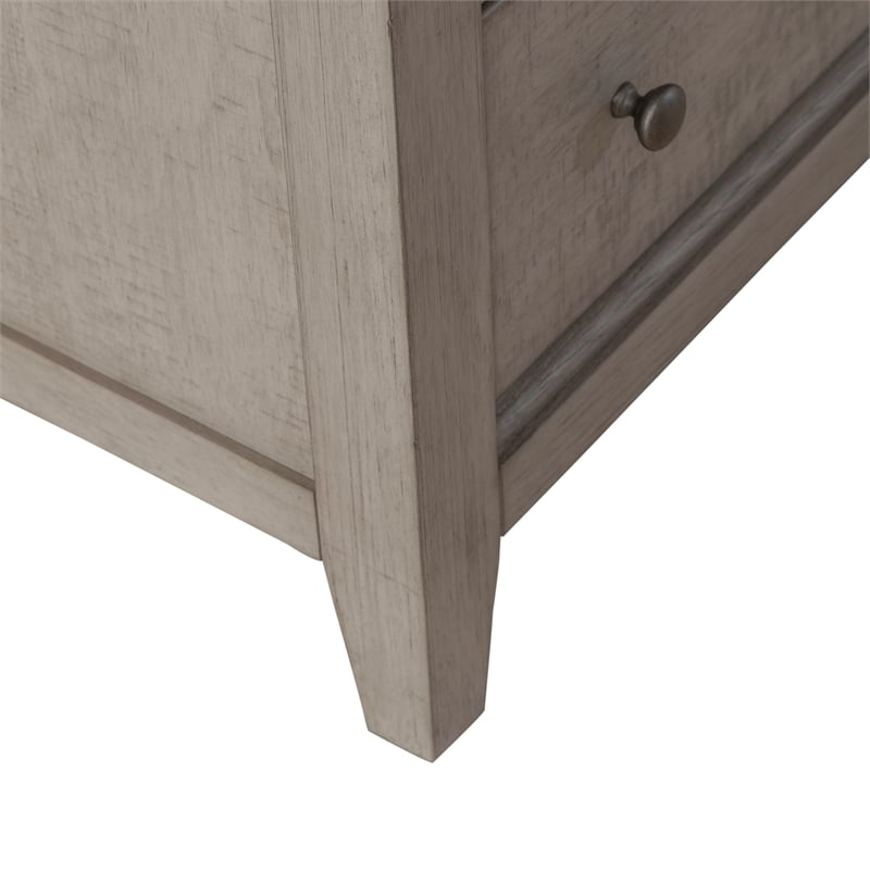 Ivy Hollow 3 Drawer Bedside Chest w/ Charging Station
