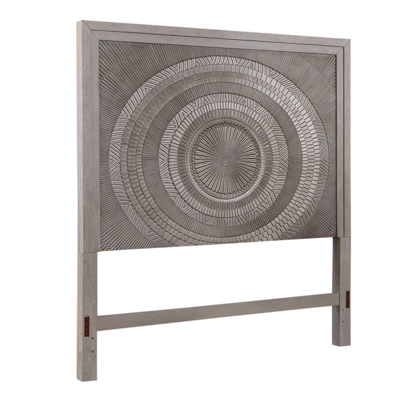 Belmar King California Upholstered Bed in Washed Taupe