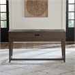 Liberty Furniture Arrowcreek Console Bar Table in Weathered Stone