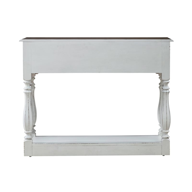 Magnolia Manor Hall Console in White