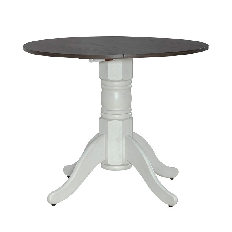 Brook Bay 3 Piece Drop Leaf Set in White