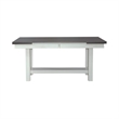 Brook Bay Opt 5 Piece Trestle Table Set in White
