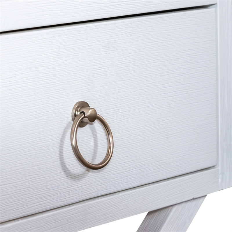 East End 1 Drawer Accent Table in White