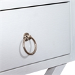 East End 1 Drawer Accent Table in White