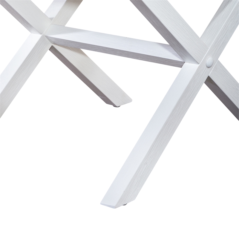 East End 1 Drawer Accent Table in White