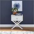 East End 1 Drawer Accent Table in White