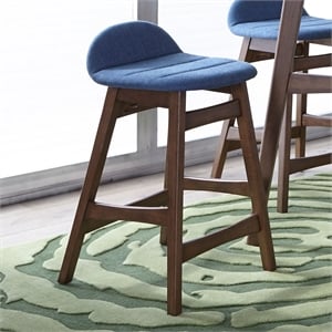 Liberty Furniture Space Savers 24 Inch Counter Chair - Blue (RTA)-Set of 2