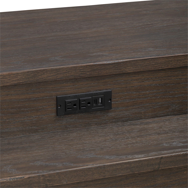 Liberty Furniture Lennox Hill Console Bar Table - Brown