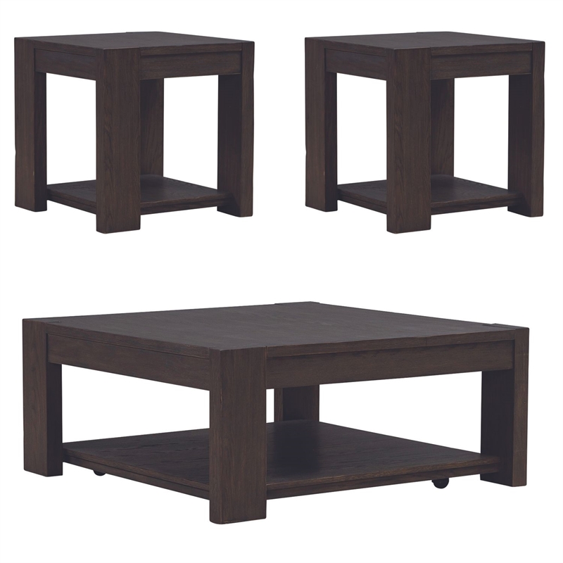 Liberty Furniture Lennox Hill Opt 3 Piece Set - Brown
