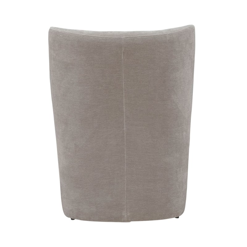 Liberty Furniture Accent Dining Chair with Castors - Rounded Back - Truffle