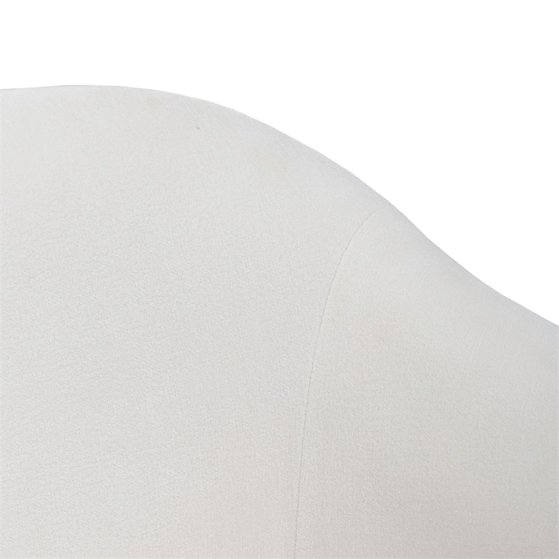 Liberty Furniture Accent Dining Chair with Castors - Squared Arm - Ivory