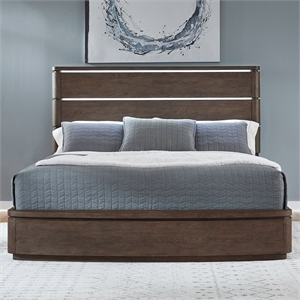 Liberty Furniture Cascade Falls Queen Panel Bed - Brown