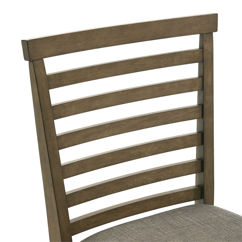Liberty Furniture Brook Bay Uph Ladder Back Counter Chair (RTA) - Set of 2