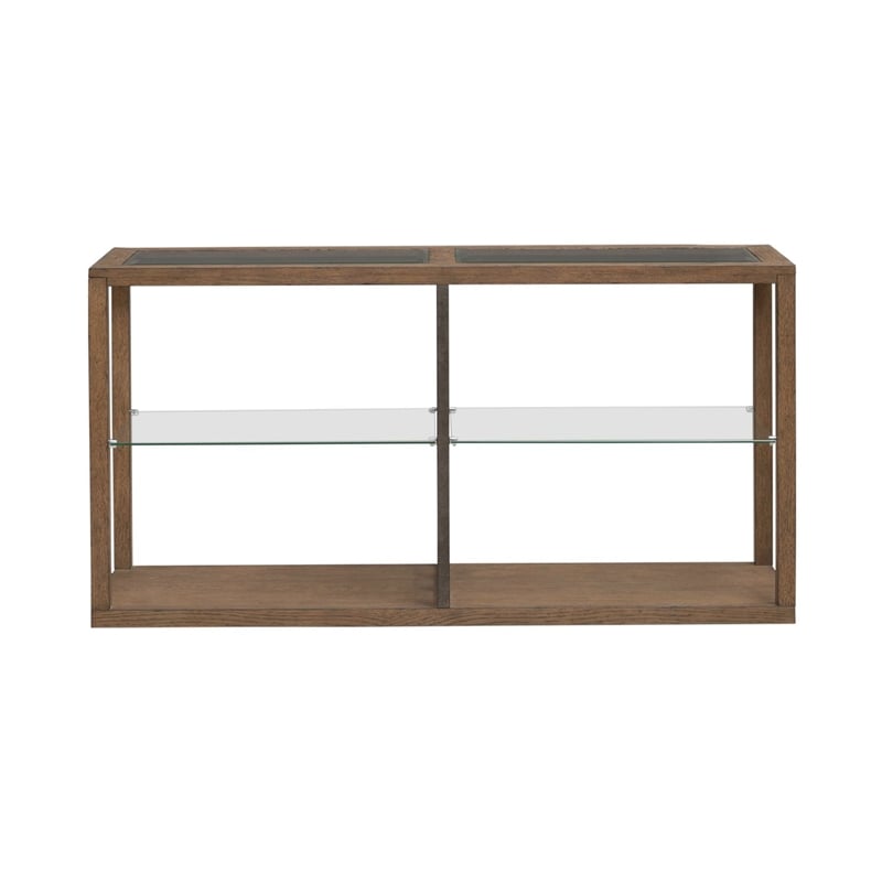 Liberty Furniture Bayhill Trellis Sofa Table - Brown