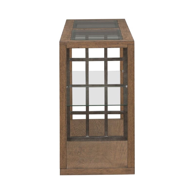 Liberty Furniture Bayhill Trellis Sofa Table - Brown