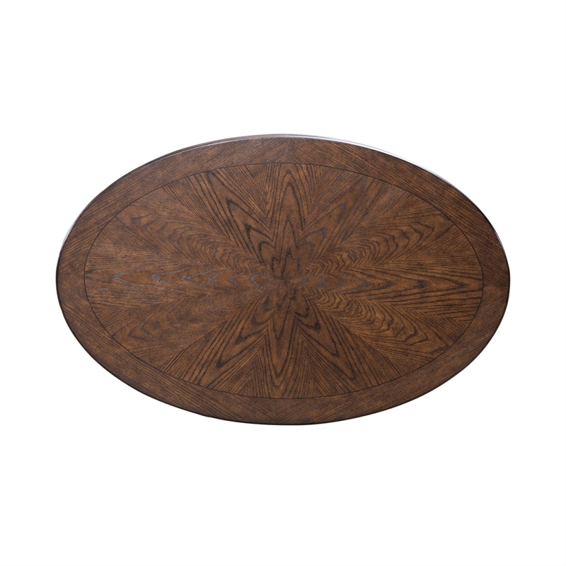 Liberty Furniture Allington Oval Cocktail Table - Brown