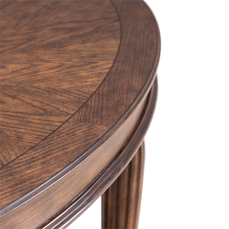 Liberty Furniture Allington Demilune Sofa Table - Brown
