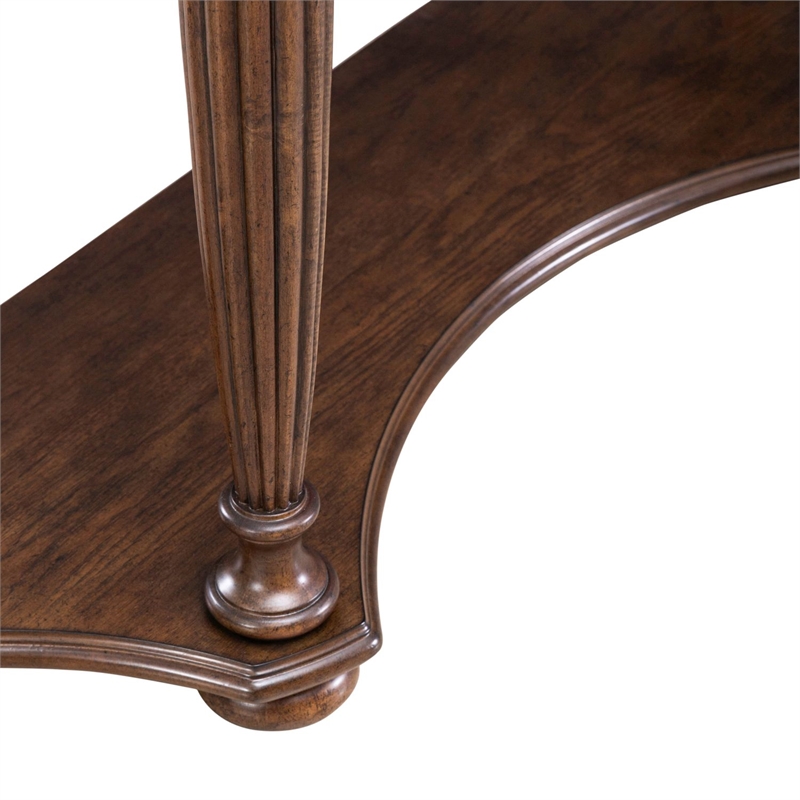 Liberty Furniture Allington Demilune Sofa Table - Brown