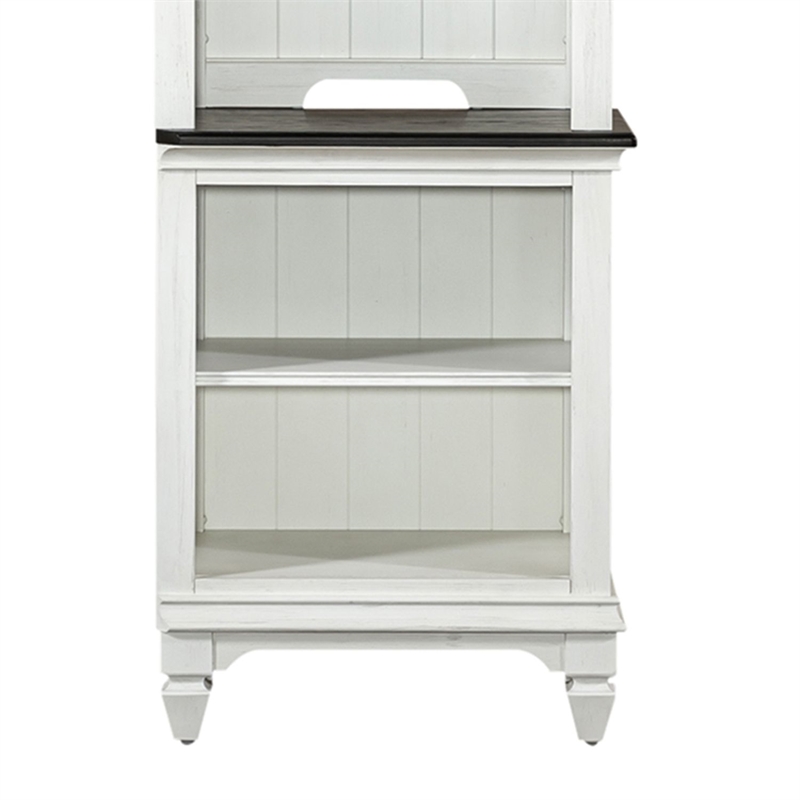 Liberty Furniture Allyson Park Entertainment Center with Piers - White