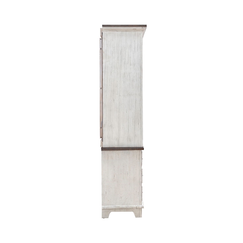 Liberty Furniture River Place Entertainment Center with Piers - White