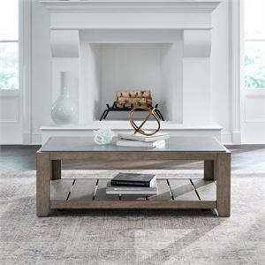 Liberty Furniture Millstone Cocktail Table - Brown
