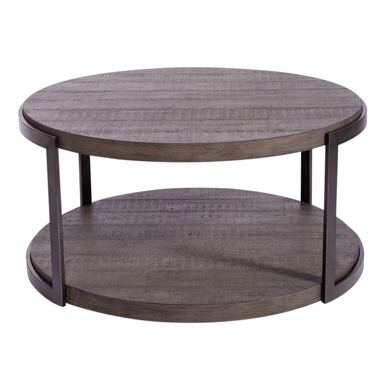 Liberty Furniture Modern View 3 Piece Living Room Table Set - Gray