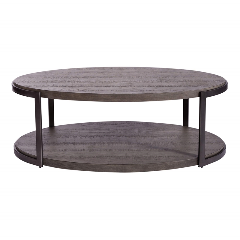 Liberty Furniture Modern View Opt 3 Piece Living Room Table Set - Gray