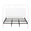Liberty Furniture Vintage Series Full Metal Bed - Antique White - Black
