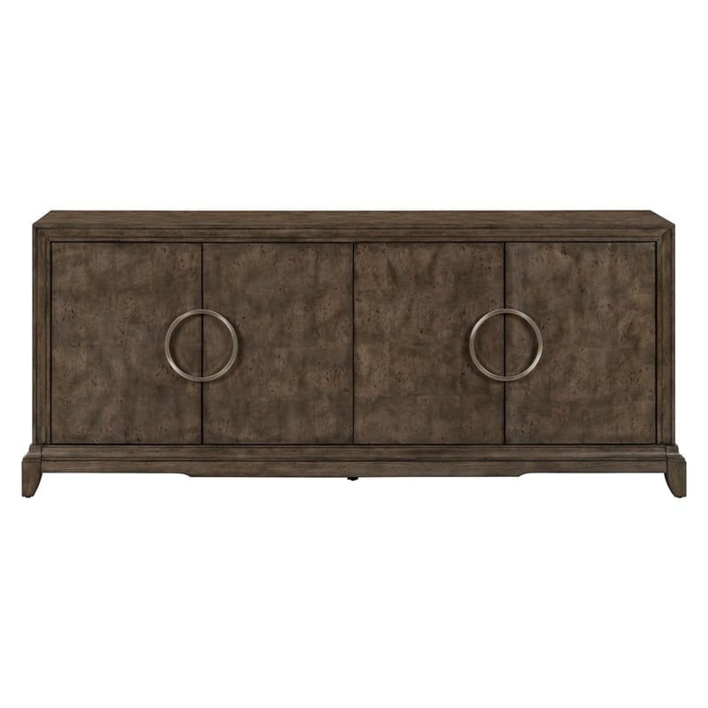 Liberty Furniture Lexington Park 4 Door Accent Cabinet - Brown
