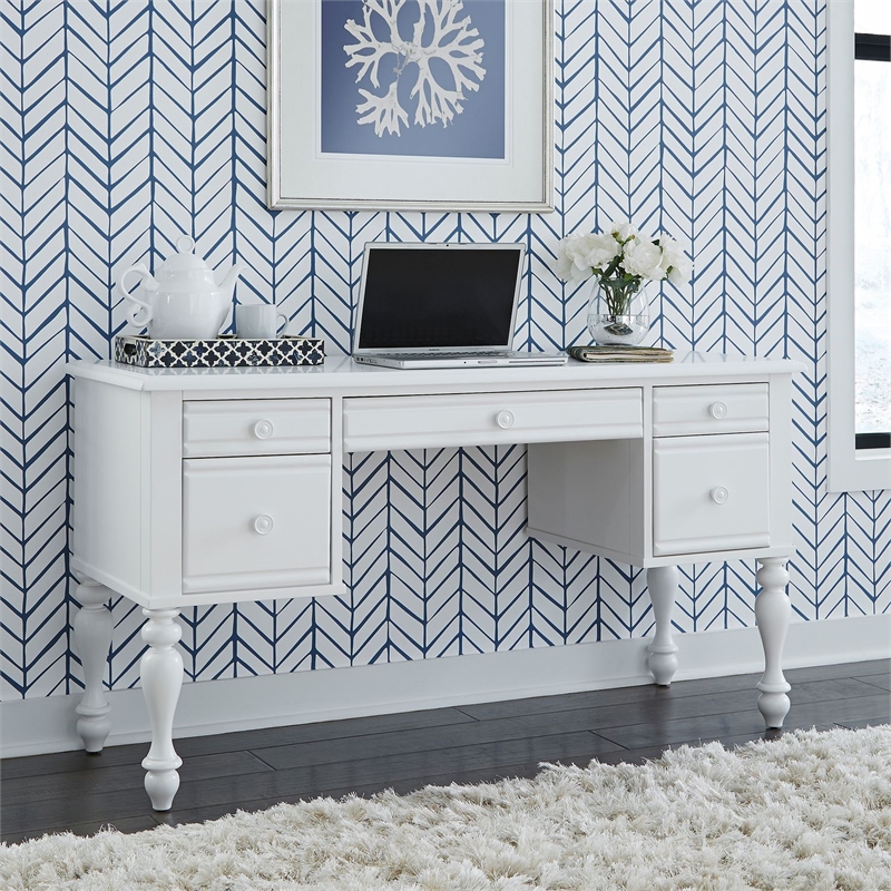 Liberty Furniture Summer House I 3 Piece Vanity Set - White