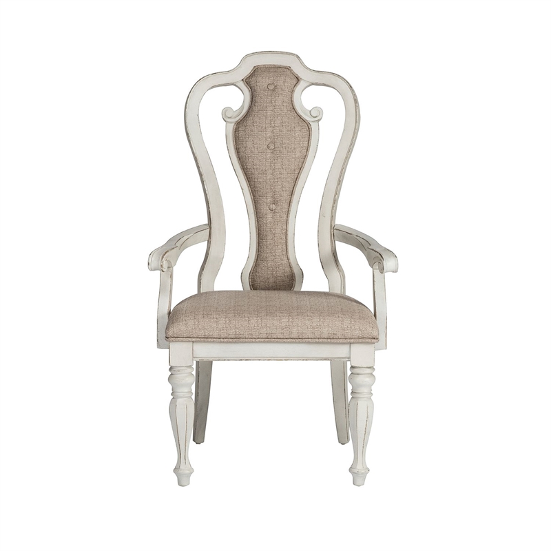 Liberty Furniture Magnolia Manor 7 Piece Leg Table Set - White