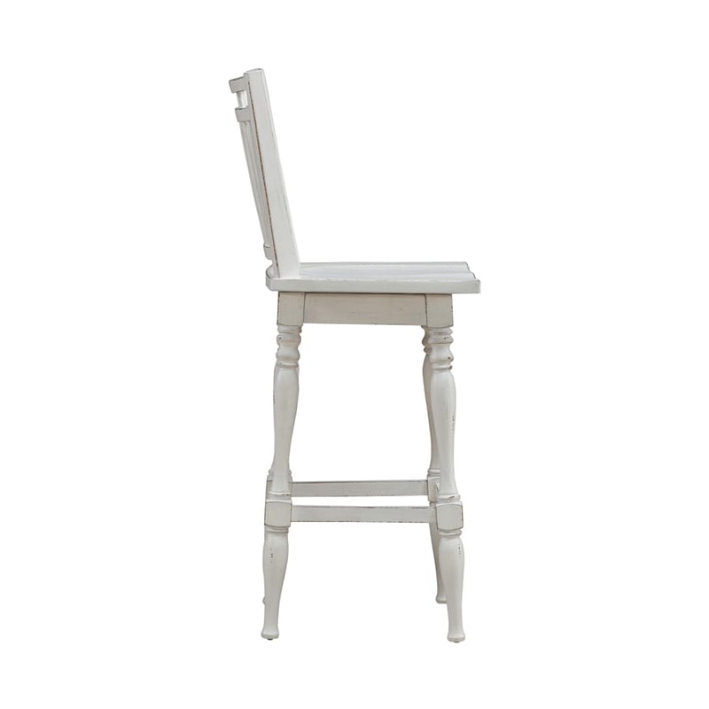 Liberty Furniture Magnolia Manor Spindle Back Swivel Bar Stool - Set of 2