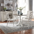 Liberty Furniture Magnolia Manor 5 Piece Drop Leaf Dining Table Set - White