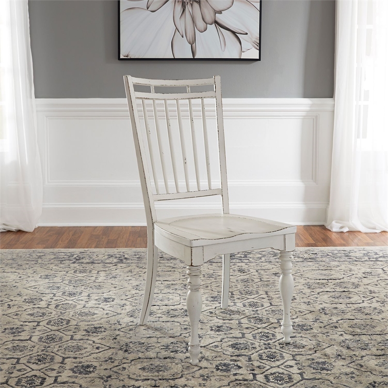 Liberty Furniture Magnolia Manor Opt 5 Piece Drop Leaf Dining Table Set - White
