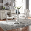 Liberty Furniture Magnolia Manor Opt 5 Piece Drop Leaf Dining Table Set - White