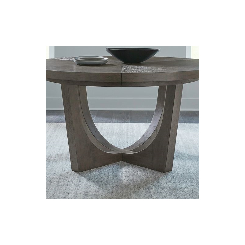 Liberty Furniture Cascade Falls Opt 5 Piece Pedestal Table Dining Room Set Brown