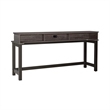 Liberty Furniture Tanners Creek Console Bar Table with Charging Station - Gray