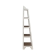 Liberty Furniture Magnolia Manor Leaning Pier Bookcase for Home Storage - White