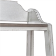 Liberty Furniture Magnolia Manor Leaning Pier Bookcase for Home Storage - White