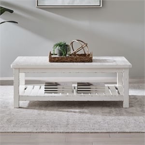 Liberty Furniture Backroads Rectangular Cocktail Table - White W50 x D30 x H18